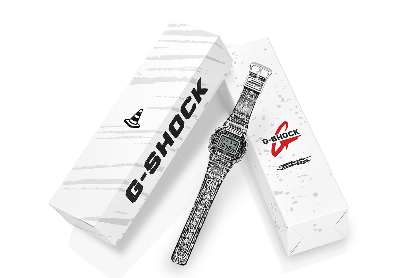 G-SHOCK and Artist Joshua Vides Translate "Reality to Idea" With Two Striking New Collaboration Watches DW5600JV-7 and DW6900JV-1