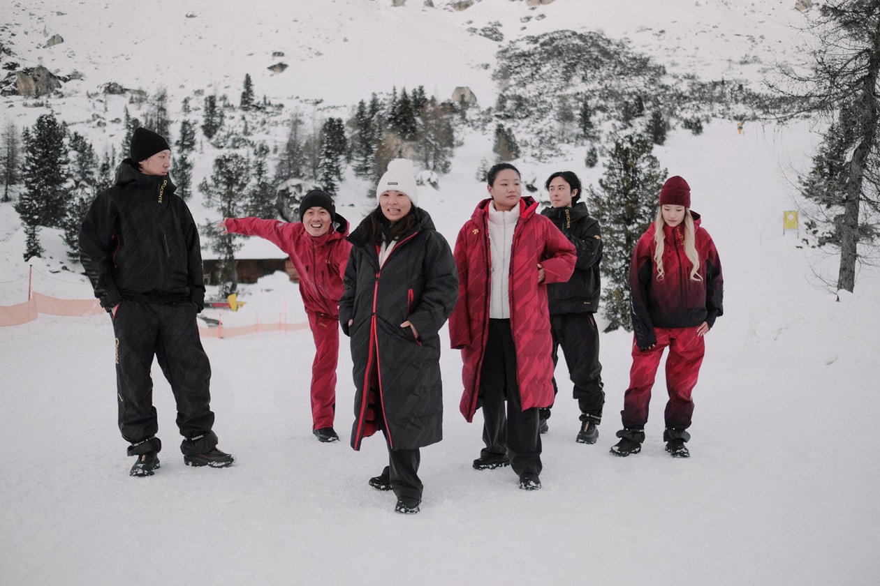 DESCENTE Casa Descente China Skiers Milan Olympics