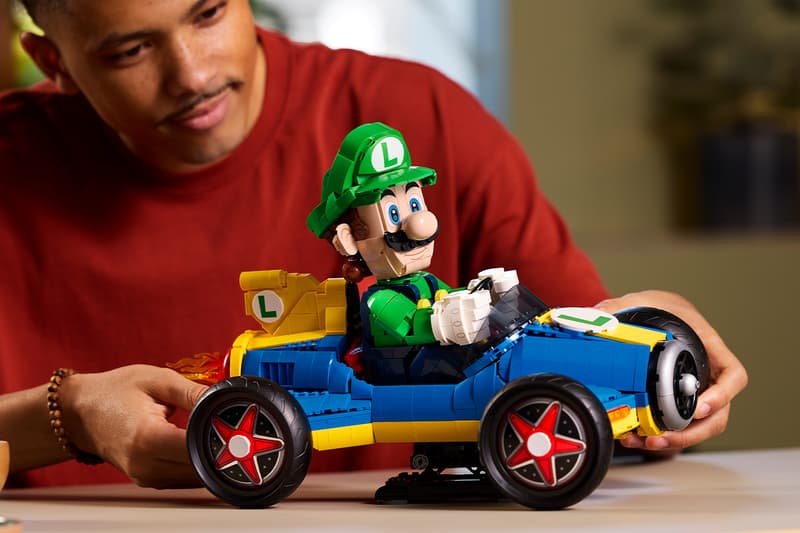 LEGO Group Unveils the "Luigi & Mach 8" Mario Kart Set super mario build pieces