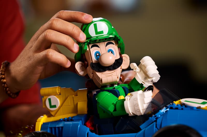 LEGO Group Unveils the "Luigi & Mach 8" Mario Kart Set super mario build pieces
