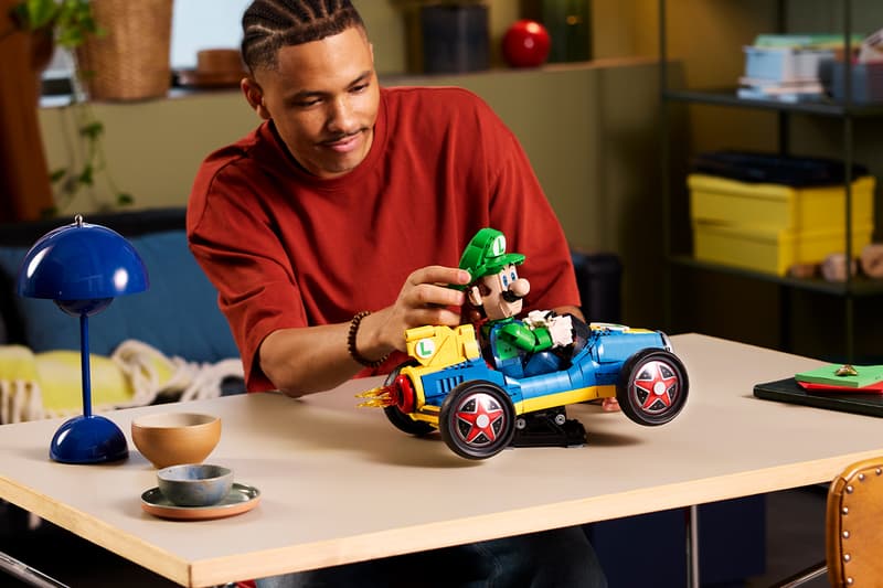 LEGO Group Unveils the "Luigi & Mach 8" Mario Kart Set super mario build pieces