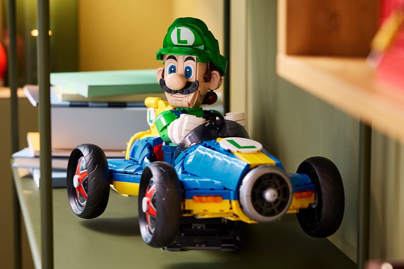 LEGO Group Unveils the "Luigi & Mach 8" Mario Kart Set super mario build pieces