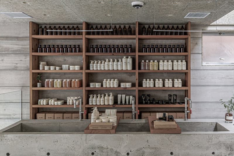 Schemata Architects Reimagines Le Labo's Tokyo Flagship With Tactile Wood and Concrete design craft perfume 