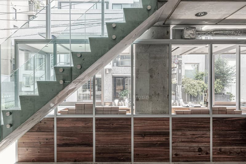 Schemata Architects Reimagines Le Labo's Tokyo Flagship With Tactile Wood and Concrete design craft perfume 