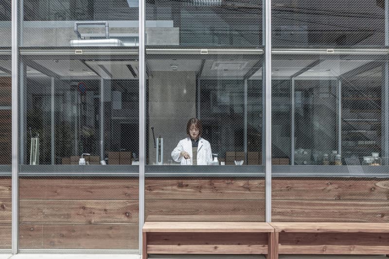 Schemata Architects Reimagines Le Labo's Tokyo Flagship With Tactile Wood and Concrete design craft perfume 