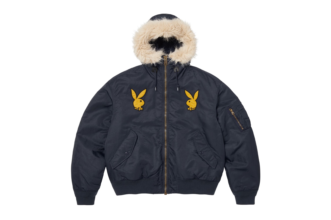 Supreme Teases Return of Playboy Collaboration for SS26 spring summer 2026 alpha industries trucker hats accessories jersey