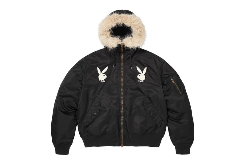 Supreme Teases Return of Playboy Collaboration for SS26 spring summer 2026 alpha industries trucker hats accessories jersey