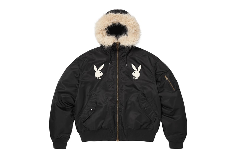 Supreme Teases Return of Playboy Collaboration for SS26 spring summer 2026 alpha industries trucker hats accessories jersey