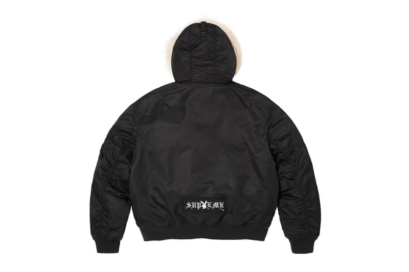 Supreme Teases Return of Playboy Collaboration for SS26 spring summer 2026 alpha industries trucker hats accessories jersey