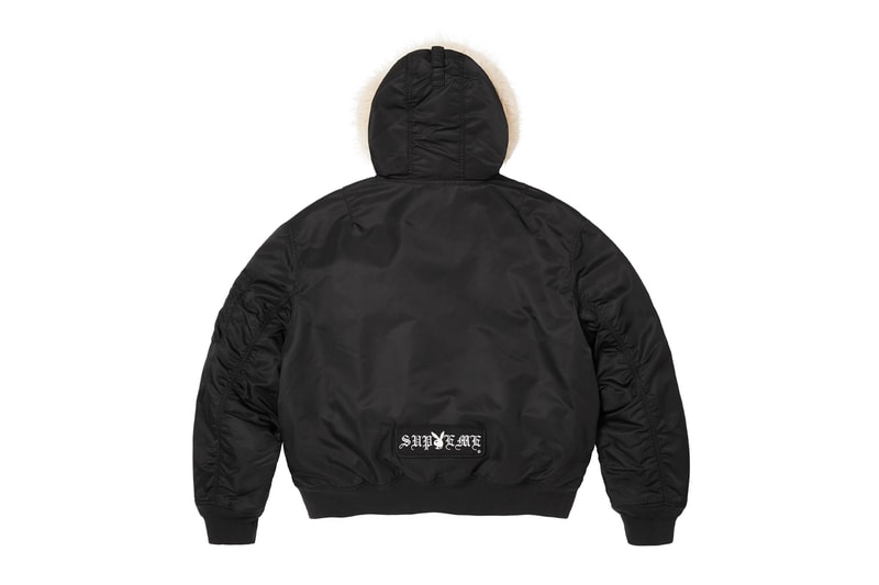 Supreme Teases Return of Playboy Collaboration for SS26 spring summer 2026 alpha industries trucker hats accessories jersey
