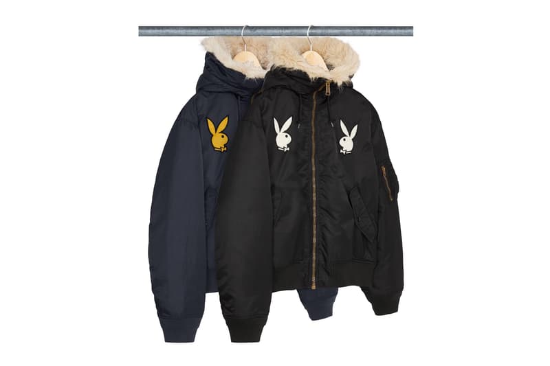 Supreme Teases Return of Playboy Collaboration for SS26 spring summer 2026 alpha industries trucker hats accessories jersey