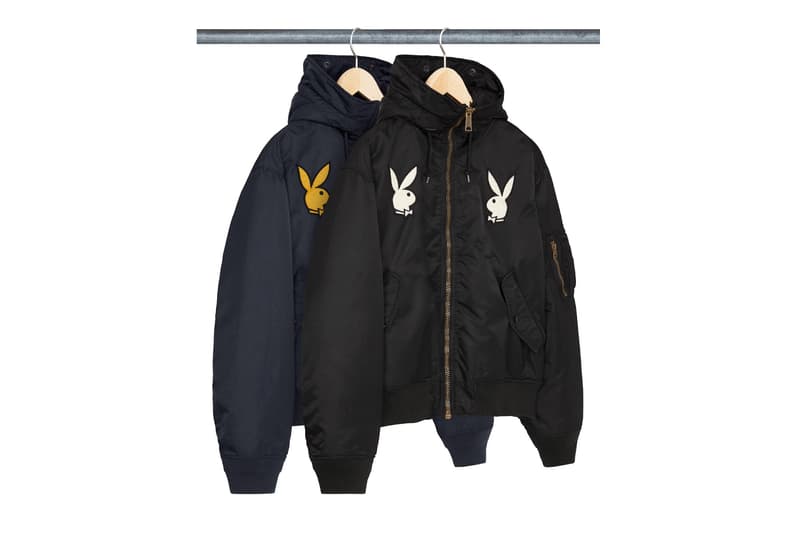 Supreme Teases Return of Playboy Collaboration for SS26 spring summer 2026 alpha industries trucker hats accessories jersey