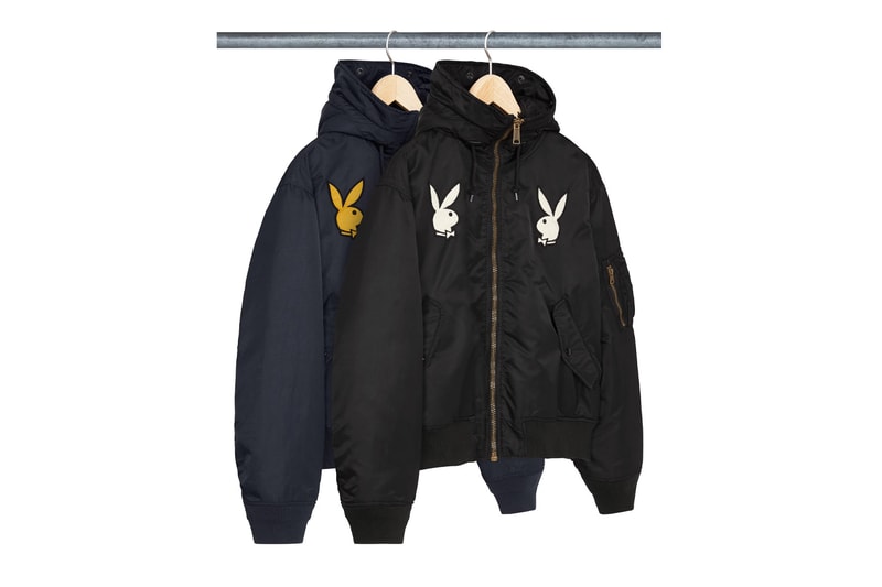 Supreme Teases Return of Playboy Collaboration for SS26 spring summer 2026 alpha industries trucker hats accessories jersey