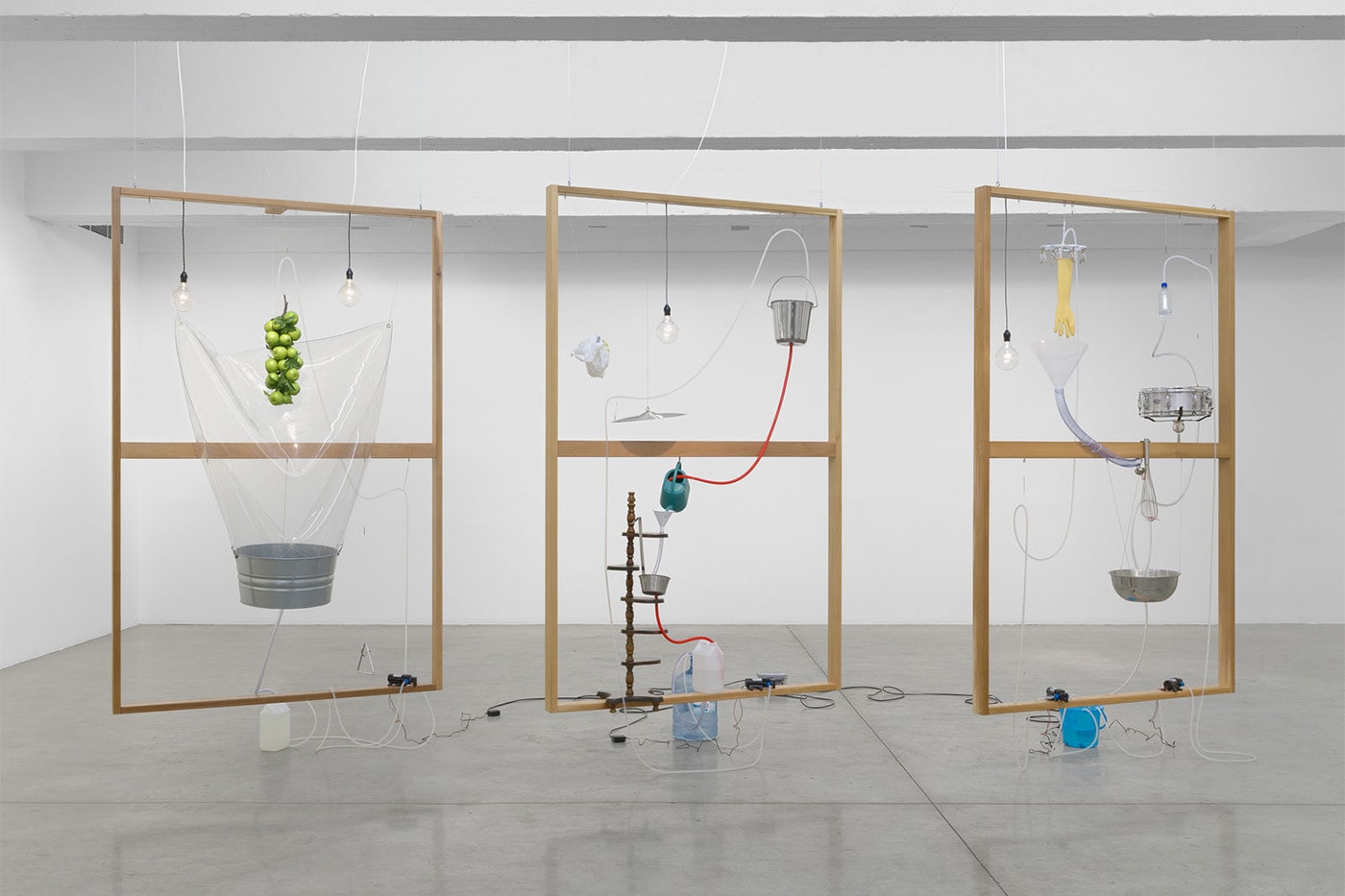 Yuko Mohri ‘Falling Water Given’ Installation Tanya Bonakdar Gallery New York Info