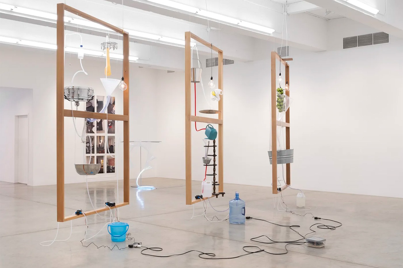 Yuko Mohri ‘Falling Water Given’ Installation Tanya Bonakdar Gallery New York Info