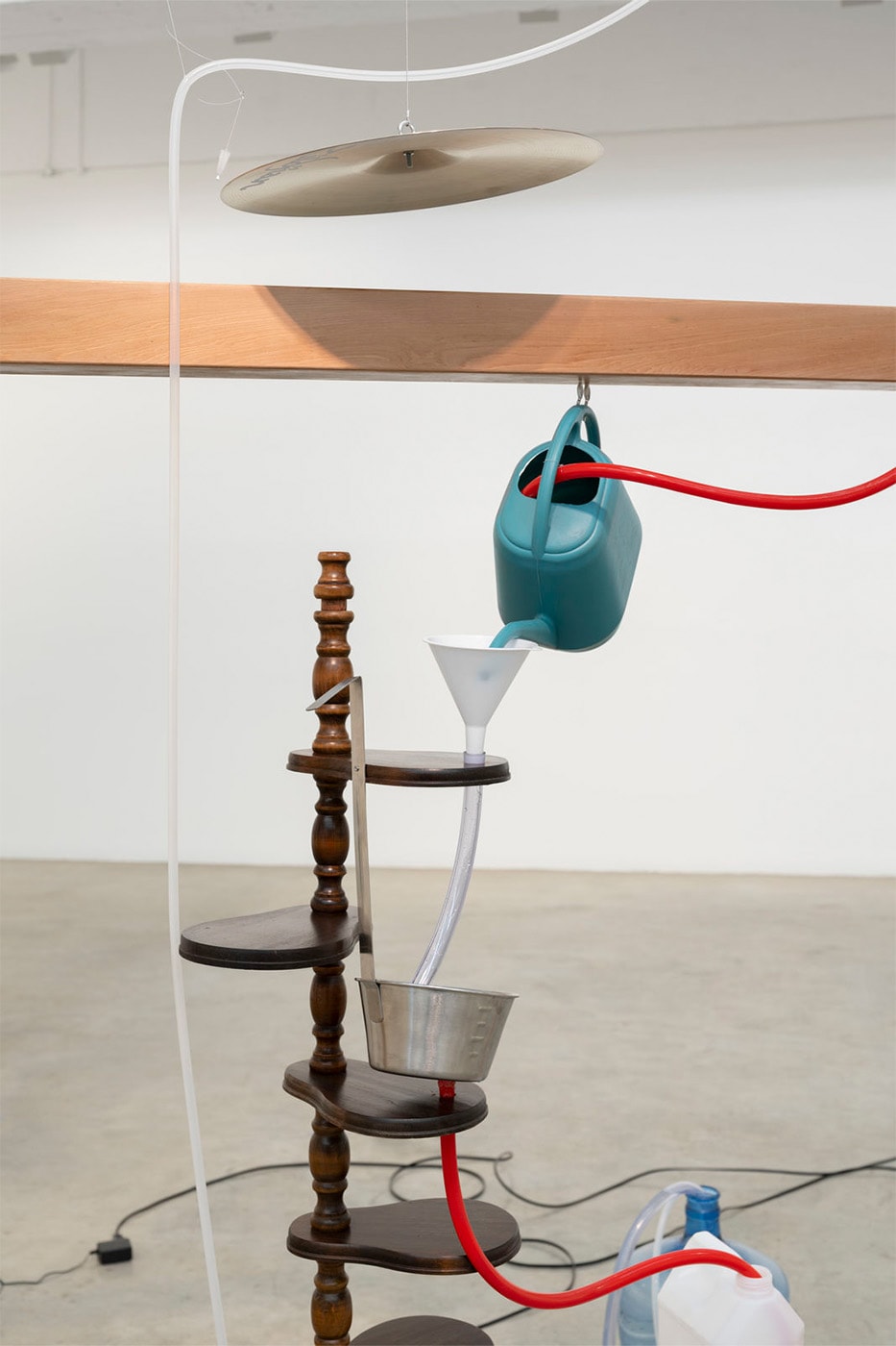 Yuko Mohri ‘Falling Water Given’ Installation Tanya Bonakdar Gallery New York Info