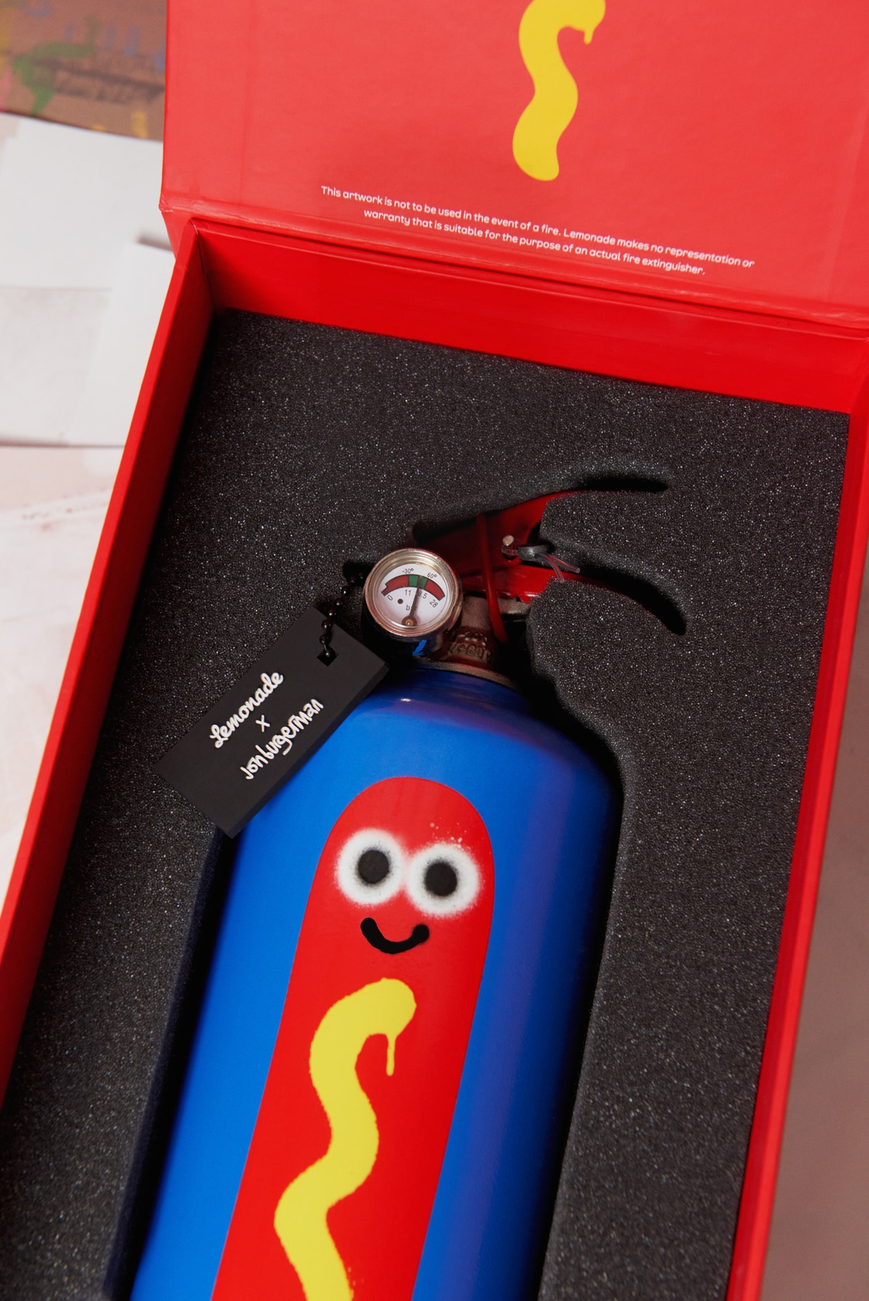Lemonade Insurance and Jon Burgerman Launch Exclusive Fire Extinguisher Collectible 