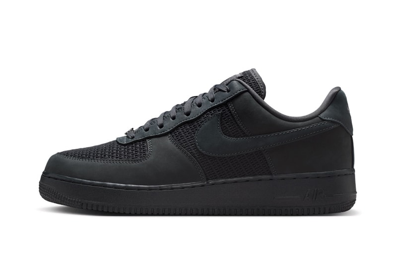 Nike Gives the Air Force 1 Low Woven a Stealthy "Anthracite" Makeover