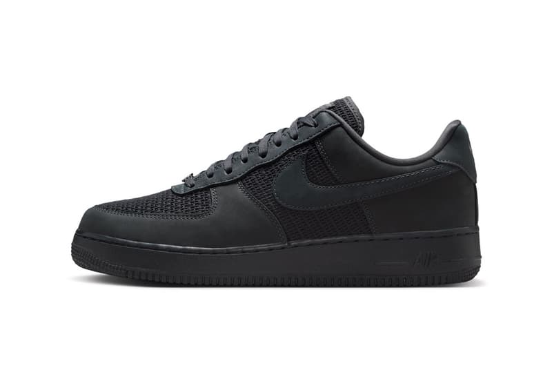 Nike Air Force 1 Low Woven “Anthracite” II9807-001 Release Info af1 sneaker af1 lowNike Gives the Air Force 1 Low Woven a Stealthy "Anthracite" Makeover