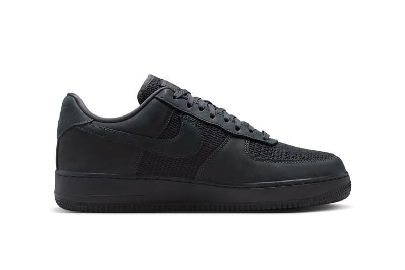 Nike Air Force 1 Low Woven “Anthracite” II9807-001 Release Info af1 sneaker af1 lowNike Gives the Air Force 1 Low Woven a Stealthy "Anthracite" Makeover