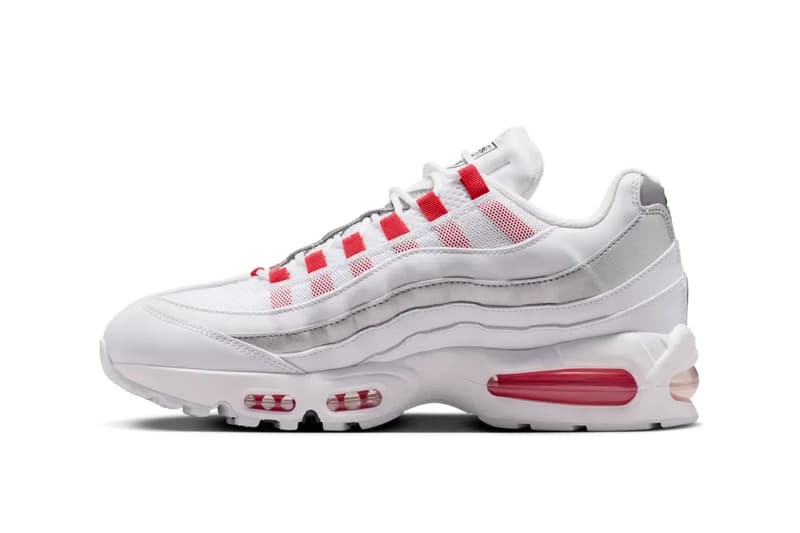 Nike Air Max 95 "England" IQ0176-100 Release Info Nike Celebrates Football Culture With the Air Max 95 "England" White/Speed Red-Metallic Silver-Obsidian