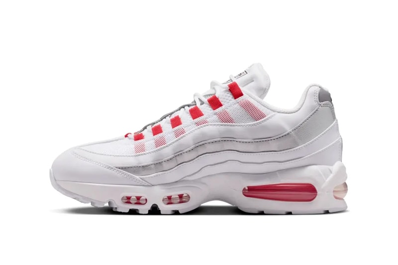 Nike Air Max 95 "England" IQ0176-100 Release Info Nike Celebrates Football Culture With the Air Max 95 "England" White/Speed Red-Metallic Silver-Obsidian