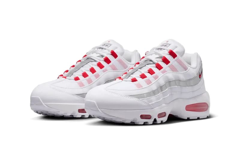 Nike Air Max 95 "England" IQ0176-100 Release Info Nike Celebrates Football Culture With the Air Max 95 "England" White/Speed Red-Metallic Silver-Obsidian