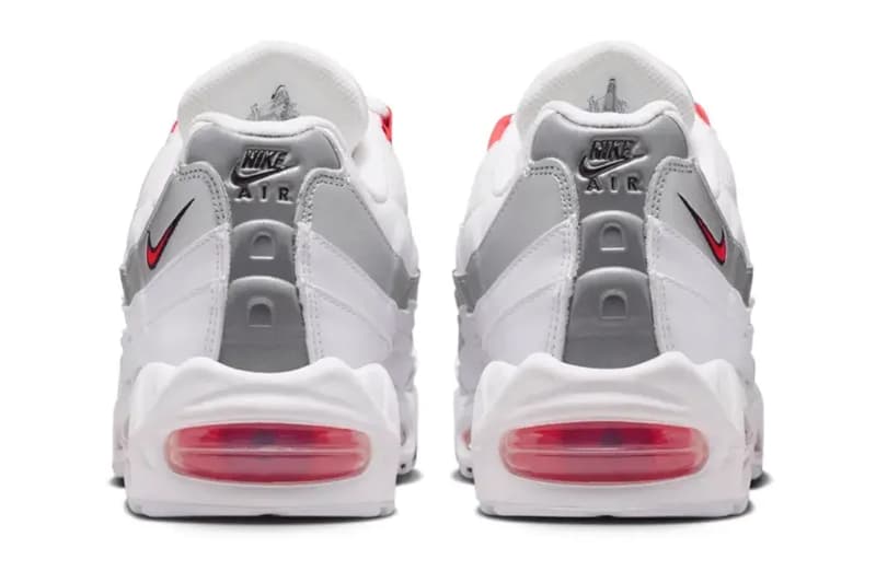 Nike Air Max 95 "England" IQ0176-100 Release Info Nike Celebrates Football Culture With the Air Max 95 "England" White/Speed Red-Metallic Silver-Obsidian