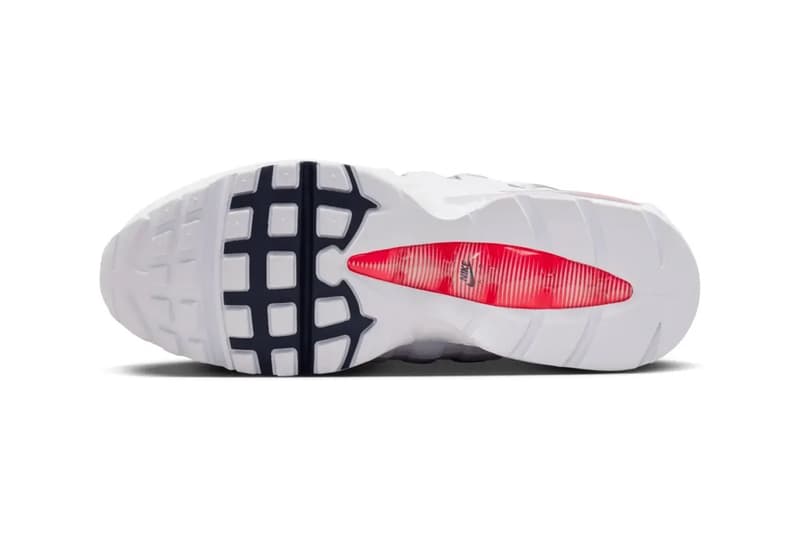Nike Air Max 95 "England" IQ0176-100 Release Info Nike Celebrates Football Culture With the Air Max 95 "England" White/Speed Red-Metallic Silver-Obsidian