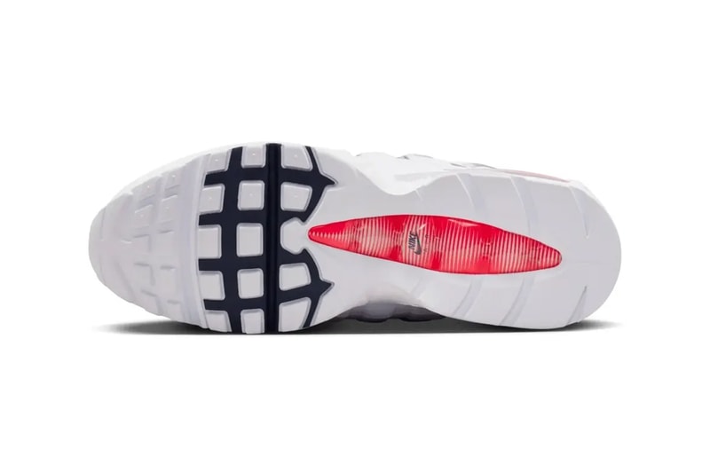 Nike Air Max 95 "England" IQ0176-100 Release Info Nike Celebrates Football Culture With the Air Max 95 "England" White/Speed Red-Metallic Silver-Obsidian