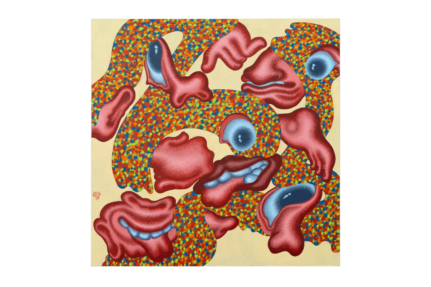 Peter Saul's 'Art History' Gladstone Gallery New York Artworks