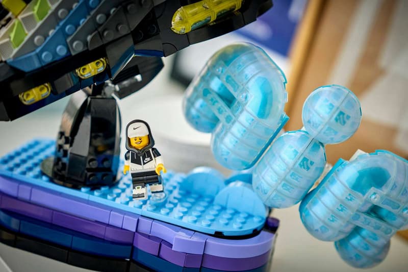 LEGO Nike Air Max 95 "Neon" Brick Set Release Info swoosh air max day build