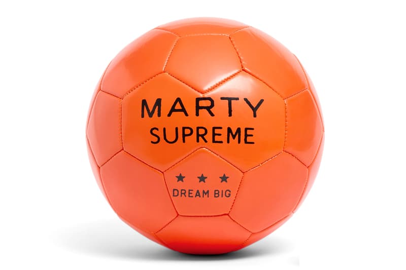 A24 Drops a Full Roster of Orange 'Marty Supreme' Sports Balls basketball soccer ball hockey puck golf ball tennis ball baseball ping pong