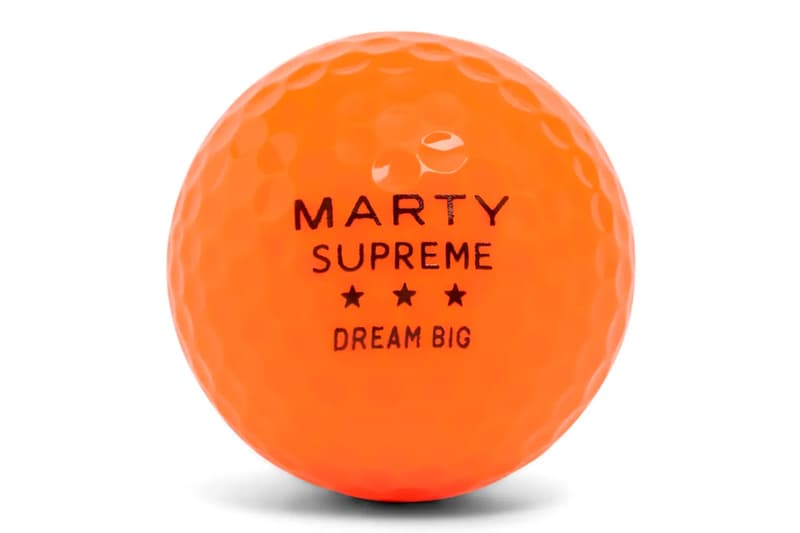 A24 Drops a Full Roster of Orange 'Marty Supreme' Sports Balls basketball soccer ball hockey puck golf ball tennis ball baseball ping pong