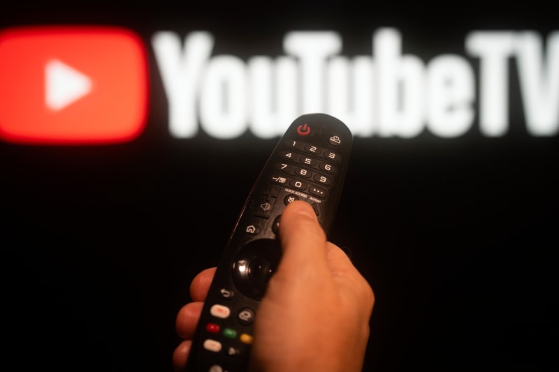 Screenshot of Channel Surfer web app showing a retro cable TV-style guide built on YouTube channels