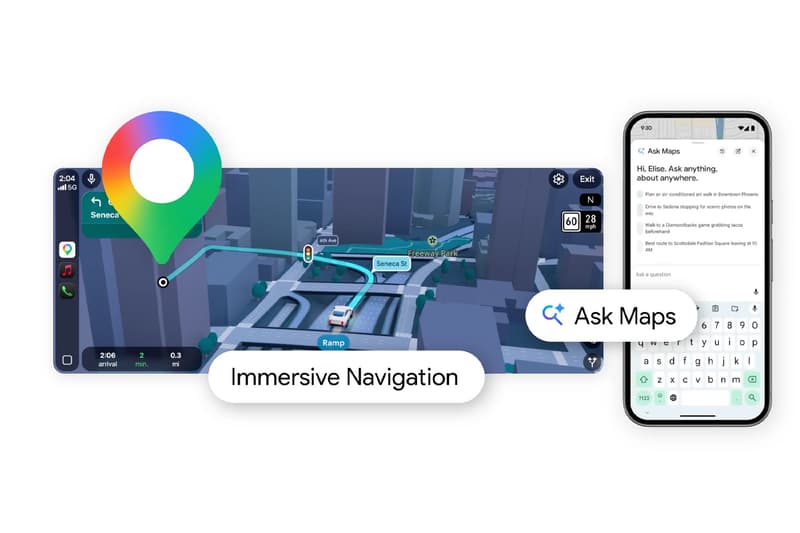 Google Maps Introduces 'Ask Maps' and "Immersive Navigation" Powered by Gemini