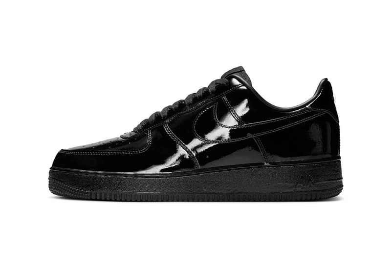 Nike Air Force 1 Low Black Patent IV2857-010 Official Images