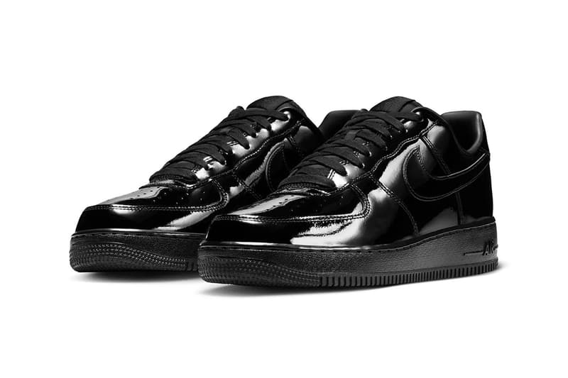 Nike Air Force 1 Low Black Patent IV2857-010 Official Images