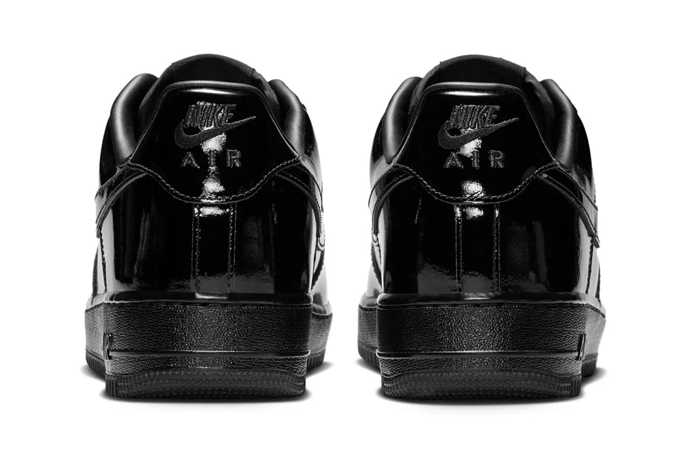Nike Air Force 1 Low Black Patent IV2857-010 Official Images