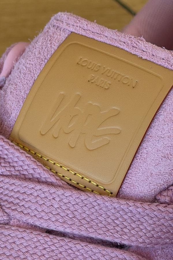 J-hope Louis Vuitton LV BUTTERSOFT Rose Pink  BTS Collaboration Sneaker First Look Pharrell Williams