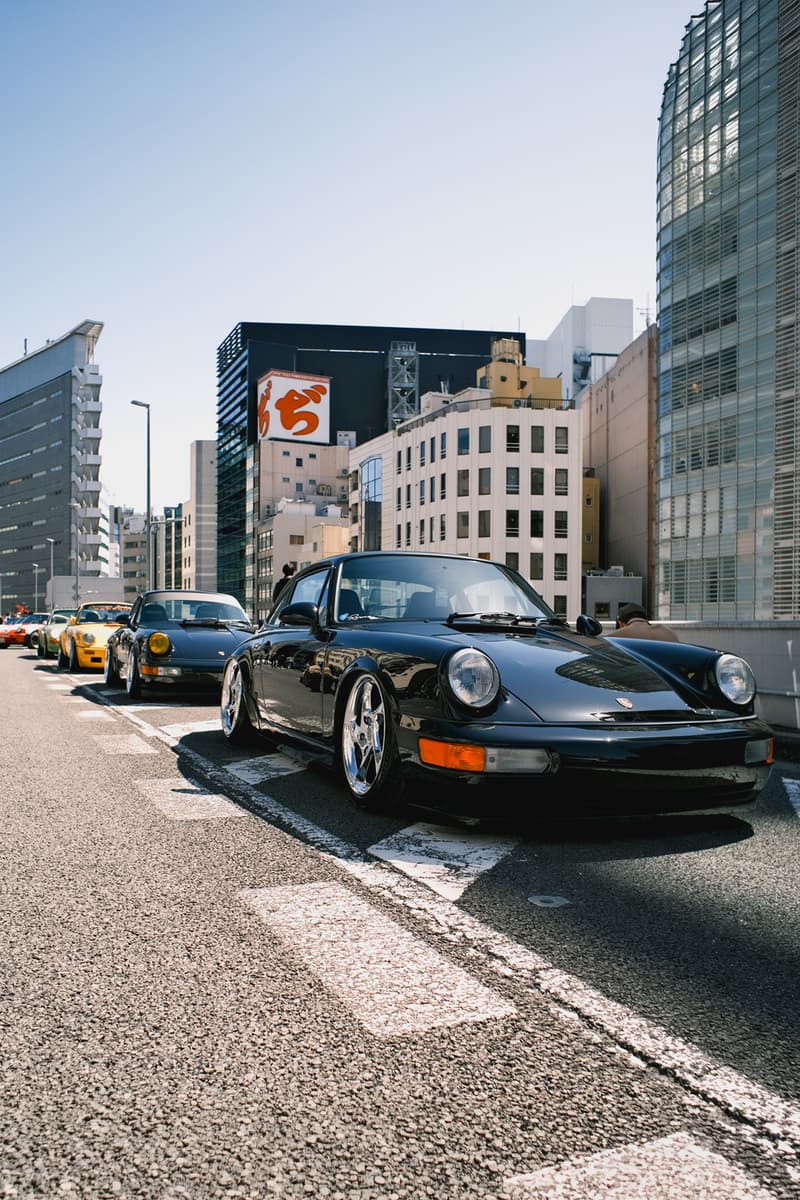 Luftgekühlt 2026 Tokyo Japan Event Recap Porsche Porsches on a Highway Expressway Ginza Parked Takeover