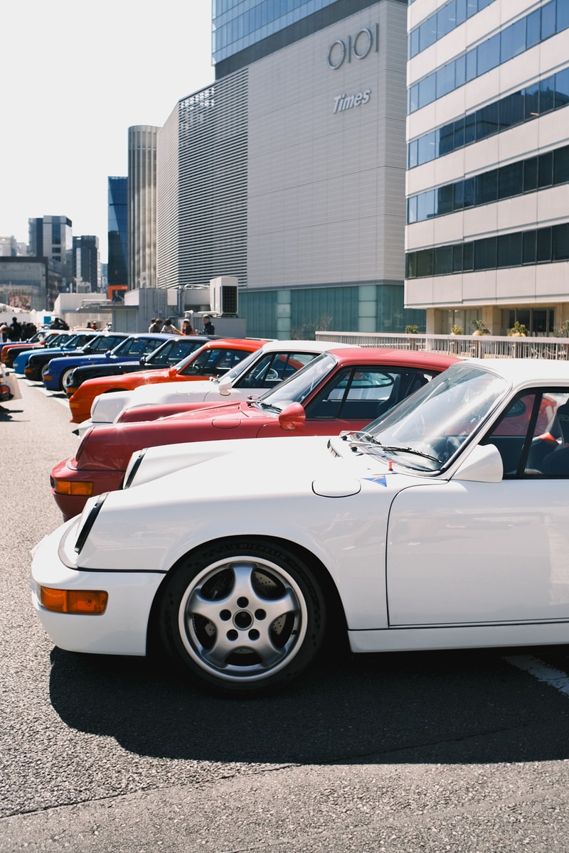 Luftgekühlt 2026 Tokyo Japan Event Recap Porsche Porsches on a Highway Expressway Ginza Parked Takeover