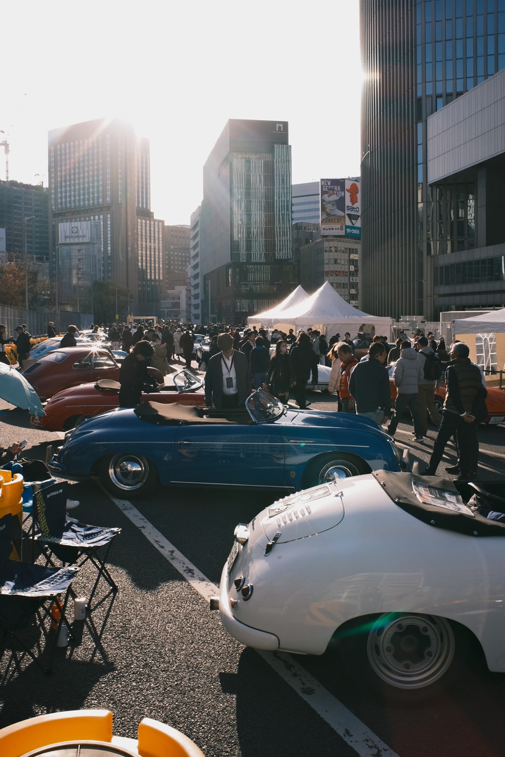 Luftgekühlt 2026 Tokyo Japan Event Recap Porsche Porsches on a Highway Expressway Ginza Parked Takeover
