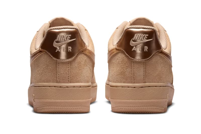  Nike Air Force 1 Low Suede Metallic triple black linen suede IO4833-201 IO4833-004 Pack Official Images