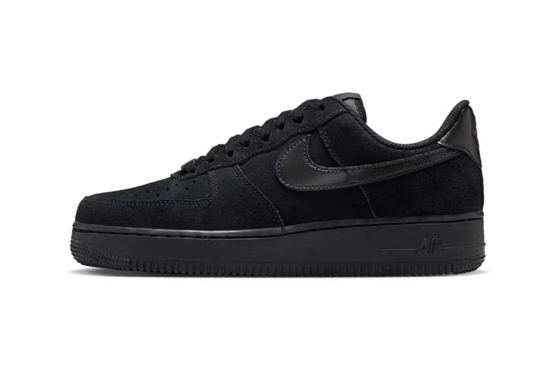  Nike Air Force 1 Low Suede Metallic triple black linen suede IO4833-201 IO4833-004 Pack Official Images