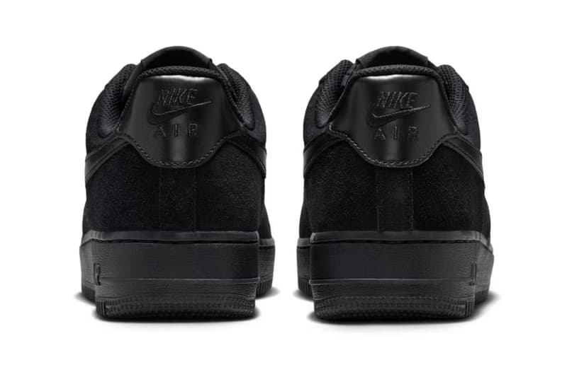  Nike Air Force 1 Low Suede Metallic triple black linen suede IO4833-201 IO4833-004 Pack Official Images