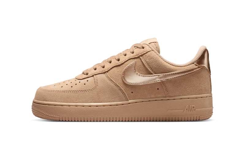  Nike Air Force 1 Low Suede Metallic triple black linen suede IO4833-201 IO4833-004 Pack Official Images