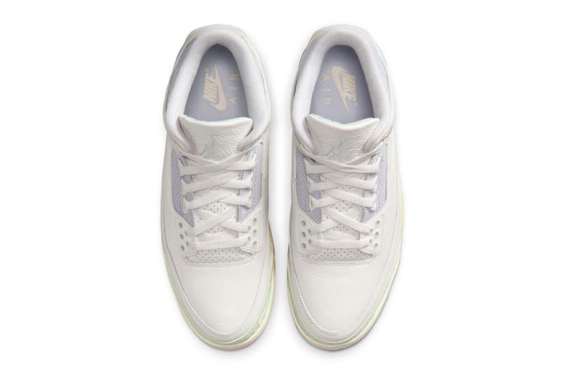 Air Jordan 3 "Spring Is in the Air" Release Info easter Sail/Aura-Iced Carmine-Jade Aura IF4396-100 jordan brand pastel colors