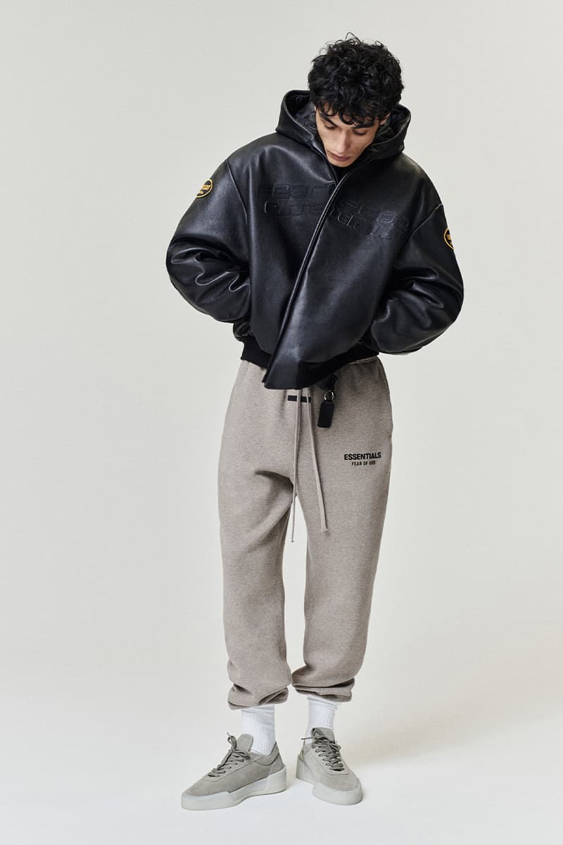 Fear of God and Vanson Leathers Unveil a Limited-Edition Hooded Bomber collaboration release info jacket