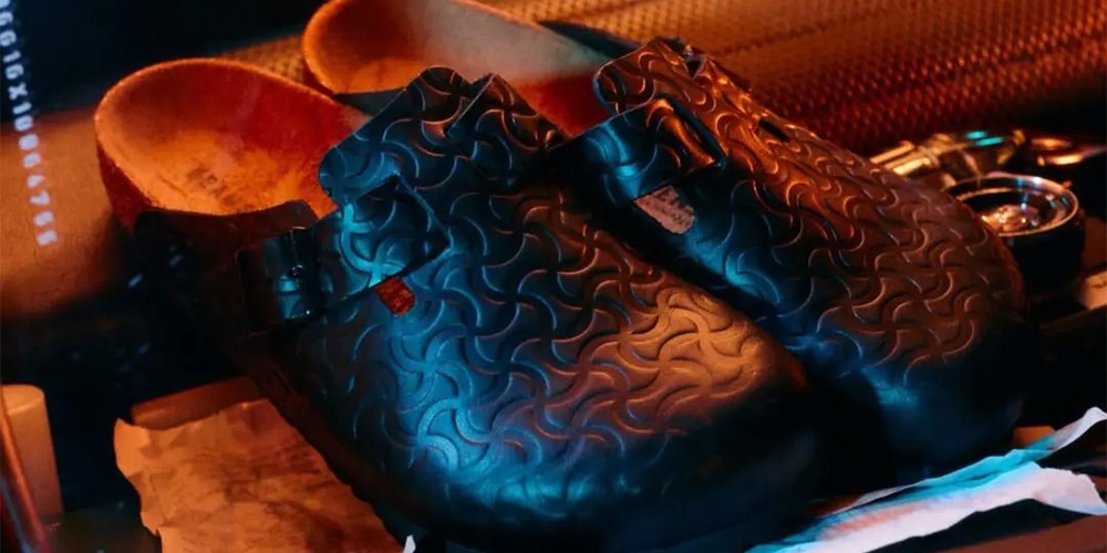 BEAMS and Birkenstock Unveil the Boston “Bone Pattern” in Smooth Black